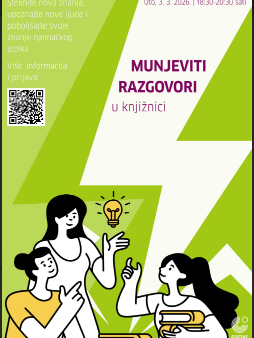 Munjeviti razgovori u knjižnici Goethe-Instituta Kroatien