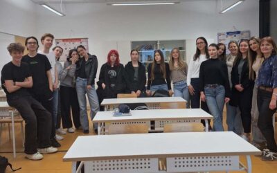 Studentice francuskog jezika u posjetu IV. Gimnaziji