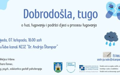 Tribina za roditelje: “Dobrodošla, tugo“